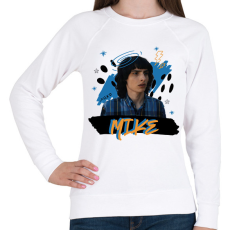 PRINTFASHION Mike - Stranger Things - Női pulóver - Fehér