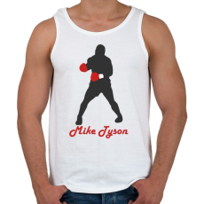 PRINTFASHION Mike Tyson - Férfi atléta - Fehér