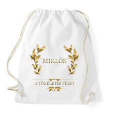PRINTFASHION Miklós - Sportzsák, Tornazsák - Fehér tornazsák