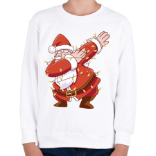 PRINTFASHION Mikulás dab - Gyerek pulóver - Fehér gyerek pulóver, kardigán