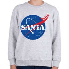 PRINTFASHION Mikulás NASA - Gyerek pulóver - Sport szürke gyerek pulóver, kardigán