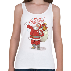 PRINTFASHION Mikulás - Női atléta - Fehér