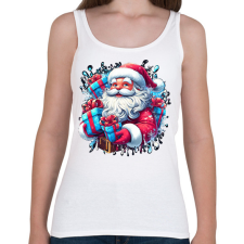 PRINTFASHION Mikulás - Női atléta - Fehér női trikó