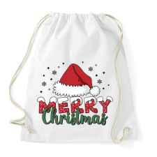 PRINTFASHION mikulás sapka  - Sportzsák, Tornazsák - Fehér tornazsák