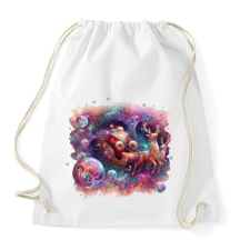 PRINTFASHION Mikulás - Sportzsák, Tornazsák - Fehér tornazsák