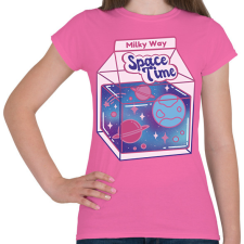 PRINTFASHION Milky way tej - Női póló - Rózsaszín női póló