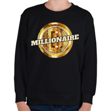 PRINTFASHION MILLIONAIRE - Gyerek pulóver - Fekete gyerek pulóver, kardigán