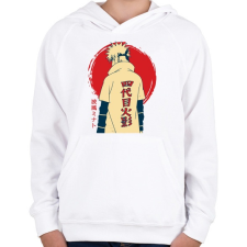 PRINTFASHION Minato - Gyerek kapucnis pulóver - Fehér gyerek pulóver, kardigán