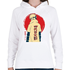 PRINTFASHION Minato - Női kapucnis pulóver - Fehér női pulóver, kardigán