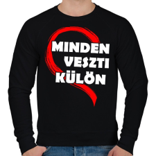 PRINTFASHION Minden értelmét veszti! - Férfi pulóver - Fekete női pulóver, kardigán