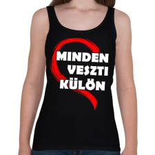 PRINTFASHION Minden értelmét veszti! - Női atléta - Fekete női trikó
