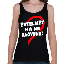 PRINTFASHION Minden értelmét veszti - Női atléta - Fekete női trikó