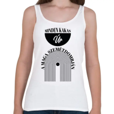 PRINTFASHION Minden kakas úr - Női atléta - Fehér