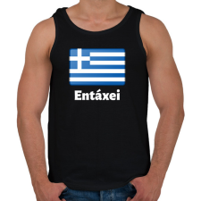 PRINTFASHION Minden OK Görögül - Férfi atléta - Fekete atléta, trikó