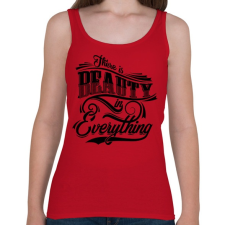 PRINTFASHION Mindenben van valami szép.   - Női atléta - Cseresznyepiros női trikó