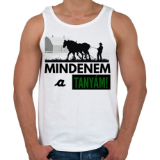 PRINTFASHION MINDENEM A TANYÁM - Férfi atléta - Fehér