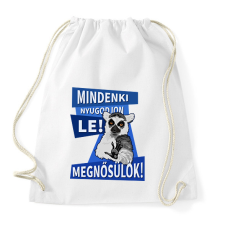 PRINTFASHION Mindenki nyugodjon le megnősülök - Sportzsák, Tornazsák - Fehér tornazsák
