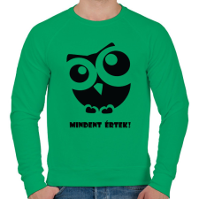 PRINTFASHION Mindent értek - Férfi pulóver - Zöld férfi pulóver, kardigán