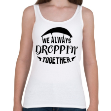 PRINTFASHION Mindig együtt ugrunk! - Női atléta - Fehér női trikó