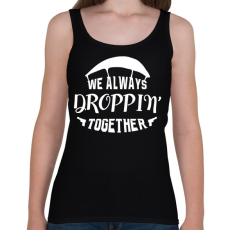 PRINTFASHION Mindig együtt ugrunk! - Női atléta - Fekete