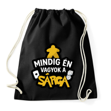 PRINTFASHION Mindig én vagyok a sárga - Sportzsák, Tornazsák - Fekete tornazsák