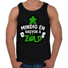 PRINTFASHION Mindig én vagyok a zöld - Férfi atléta - Fekete női trikó