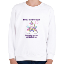 PRINTFASHION Mindig legyél önmagad - Gyerek pulóver - Fehér gyerek pulóver, kardigán