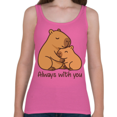 PRINTFASHION Mindig veled - Női atléta - Rózsaszín