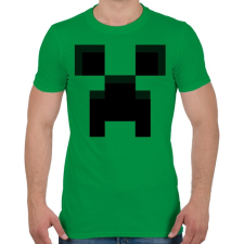 PRINTFASHION Minecraft #1 - Férfi póló - Zöld férfi póló
