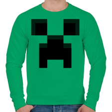 PRINTFASHION Minecraft #1 - Férfi pulóver - Zöld férfi pulóver, kardigán