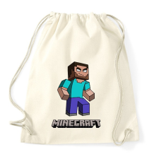 PRINTFASHION Minecraft - Herobrine - Sportzsák, Tornazsák - Natúr tornazsák