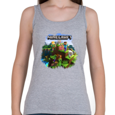 PRINTFASHION Minecraft - Női atléta - Sport szürke