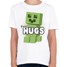 PRINTFASHION Minecraft ölelés - Gyerek póló - Fehér gyerek póló