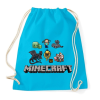 PRINTFASHION Minecraft - Sportzsák, Tornazsák - Surf blue