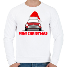PRINTFASHION MINI CHRISTMAS - Férfi pulóver - Fehér
