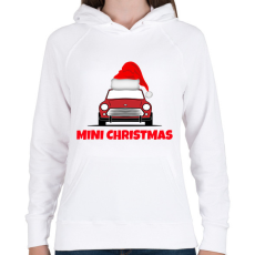 PRINTFASHION MINI CHRISTMAS - Női kapucnis pulóver - Fehér
