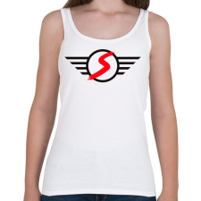 PRINTFASHION Mini Cooper S - Női atléta - Fehér női trikó