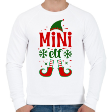 PRINTFASHION Mini elf - Férfi pulóver - Fehér férfi pulóver, kardigán