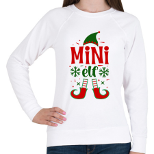 PRINTFASHION Mini elf - Női pulóver - Fehér női pulóver, kardigán
