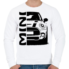 PRINTFASHION Mini - Férfi pulóver - Fehér férfi pulóver, kardigán