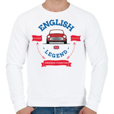 PRINTFASHION MINI legend - Férfi pulóver - Fehér férfi pulóver, kardigán