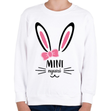 PRINTFASHION Mini nyuszi - lány - Gyerek pulóver - Fehér gyerek pulóver, kardigán