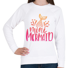 PRINTFASHION Mini sellő - Női pulóver - Fehér