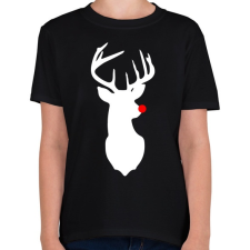 PRINTFASHION Minimal Rudolf - Gyerek póló - Fekete gyerek póló