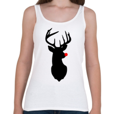 PRINTFASHION Minimal Rudolf - Női atléta - Fehér