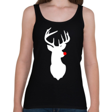 PRINTFASHION Minimal Rudolf - Női atléta - Fekete