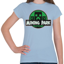 PRINTFASHION Mining Park - Női póló - Világoskék női póló