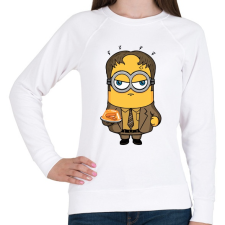PRINTFASHION Minions - Női pulóver - Fehér női pulóver, kardigán