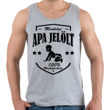 PRINTFASHION Minőségi apajelölt - Férfi atléta - Sport szürke atléta, trikó