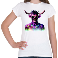 PRINTFASHION Minotaurusz_Zombi_1 - Női póló - Fehér